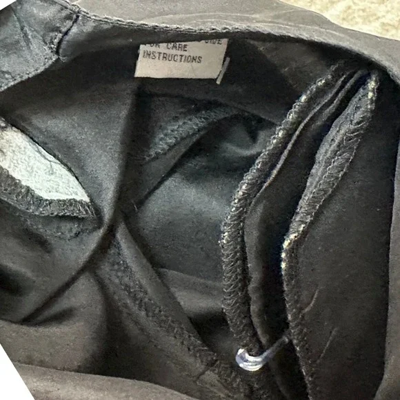 Vintage 90s 100% Silk Short Sleeve Black Blouse Size Med Minimalist Quiet Luxury - Picture 6 of 6